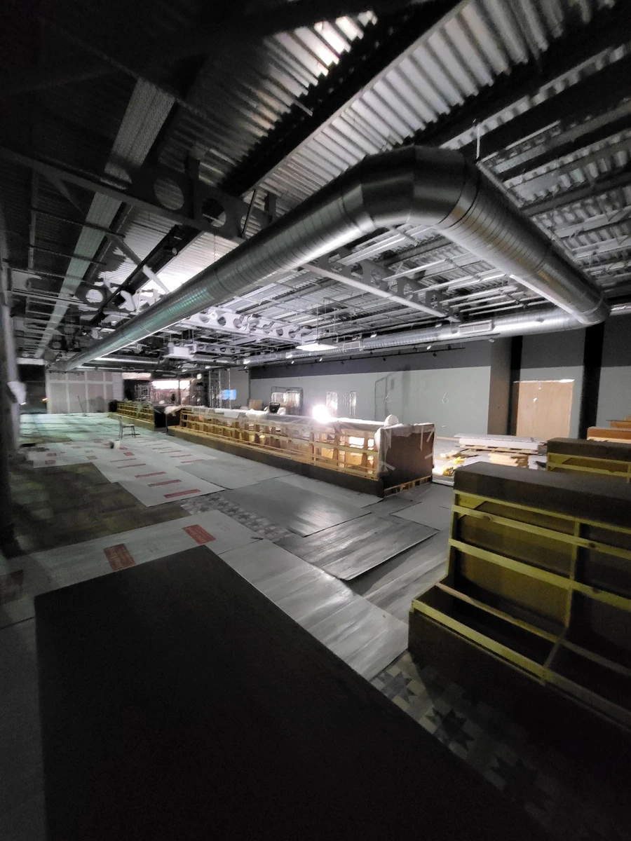 Commercial kitchen installation at Aster & Thyme, Newcastle International Airport