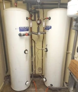 Wagamama Cheshire Oaks hot water cylinder installation, project photograph 1